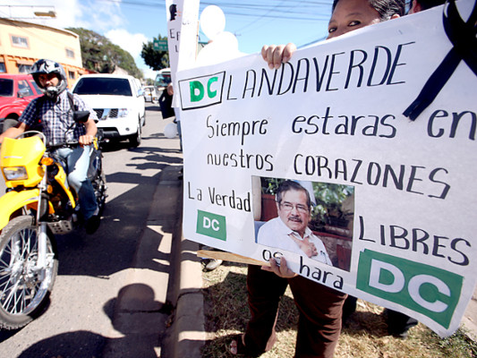 Piden justicia por crimen de Alfredo Landaverde