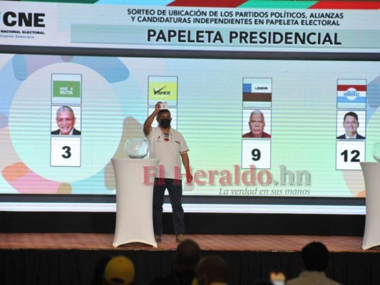 Así se desarrolló el sorteo de las papeletas electorales del CNE (Fotos)