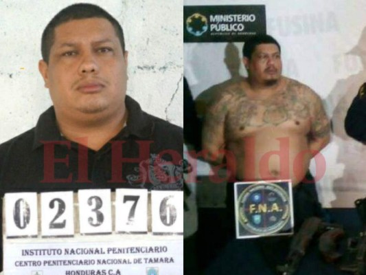 Los rostros de los pandilleros recapturados tras masiva fuga de Tamará en mayo de 2017