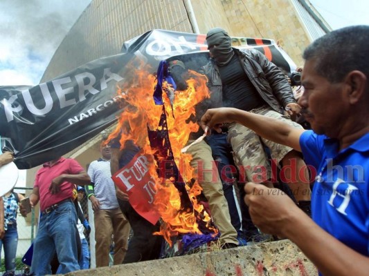 Las 10 fotos más impactantes de protestas en el centro de la capital