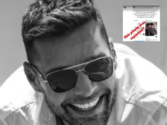 Censuran foto de Ricky Martin en Instagram por darle un beso a su hijo