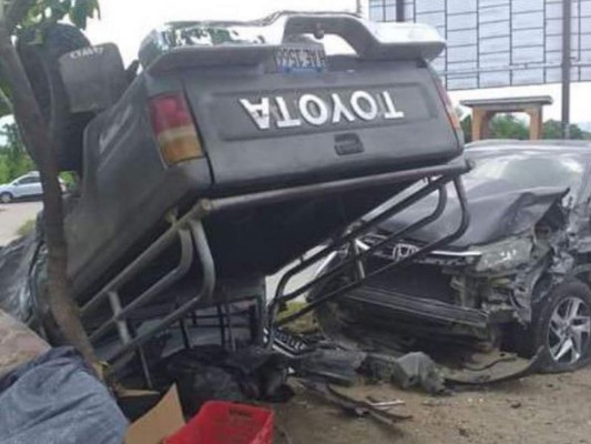 Varias personas heridas tras fuerte colisión en carretera a El Progreso