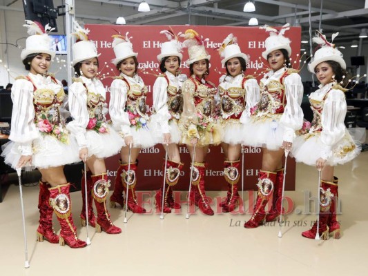 FOTOS: Carismáticas y bellas palillonas de Danlí visitaron EL HERALDO