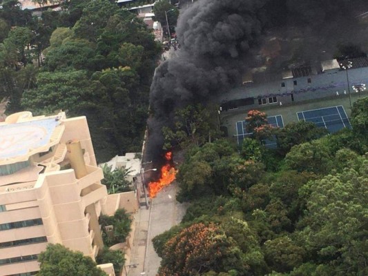 Imágenes de la avioneta que se desplomó con ayuda humanitaria en Guatemala (FOTOS)
