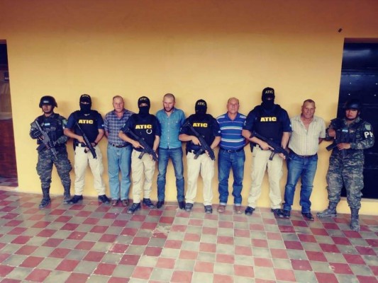 Capturan a cuatro miembros de la banda 'Los Oliva', presuntos sicarios de Ocotepeque&nbsp;&nbsp;