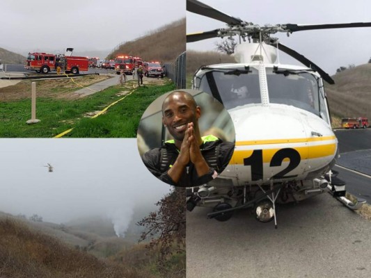 Las primeras fotos del accidente aéreo donde murió Kobe Bryant