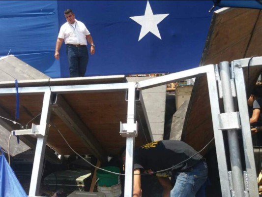 Honduras: Oposición reacciona tras caída de tarima del Partido Nacional en Choluteca