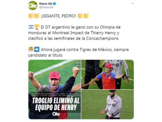 ¿Qué dice la prensa internacional del partido entre Olimpia y Tigres? (FOTOS)