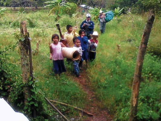 Desalojan a chortís de Copán Ruinas