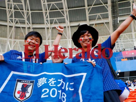Así es el impresionante ambiente que se vive en El Mordovia Arena para el Colombia vs Japón