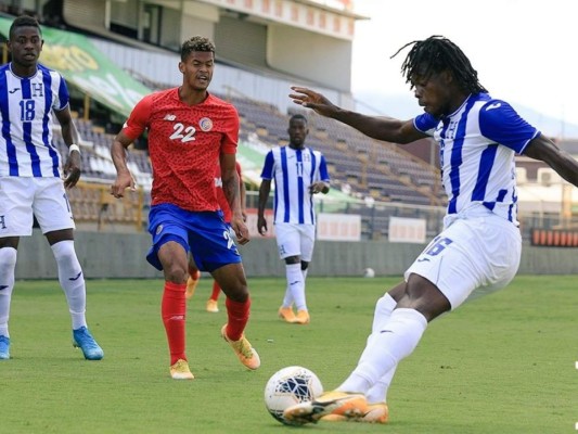 Sub-23 de Honduras empata 1-1 ante Costa Rica en amistoso&nbsp;&nbsp;