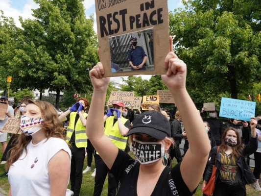FOTOS: Siguen intensas protestas a 11 días de la muerte de George Floyd