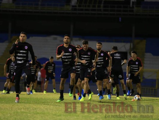 FOTOS: Chile entrena en el Morazán, en el regreso de Rueda a San Pedro Sula