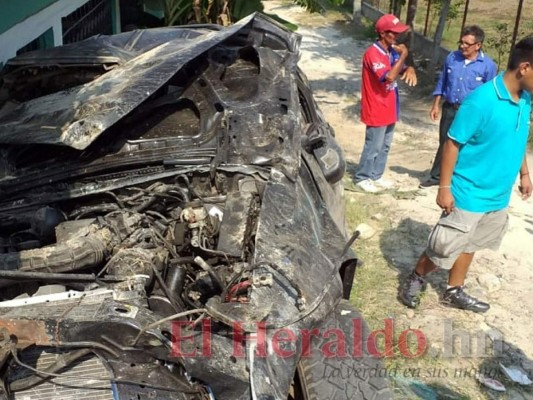 Choloma: Fotos del accidente que dejó una joven muerta y tres heridos