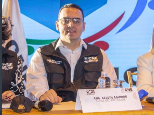 Kelvin Aguirre, presidente del CNE, llama a unas elecciones pacíficas