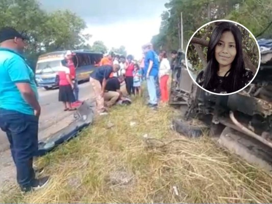 Universitaria muere en trágico accidente en carretera a Danlí