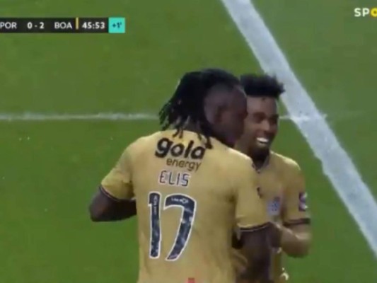 VIDEO: Alberth Elis marca gol en empate del Boavista frente al Porto