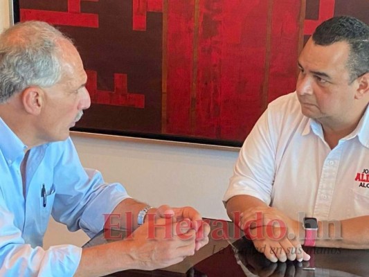 Jorge Aldana y Nasry Asfura definen la ruta para la transición de Alcaldía Municipal