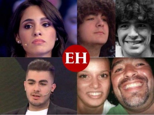FOTOS: Los rostros de los supuestos hijos no reconocidos de Diego Maradona