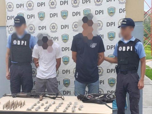 Caen dos supuestos integrantes de la Mara Salvatrucha en Santa Bárbara