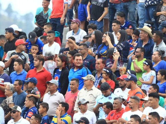 FOTOS: Danlí se viste de azul para recibir a Motagua vs Real de Minas en el Estadio Marcelo Tinoco