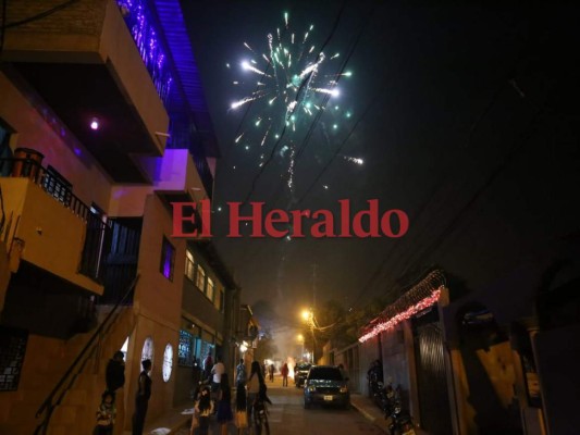 Así recibieron el Año Nuevo los vecinos de la Colonia La Era en la capital de Honduras