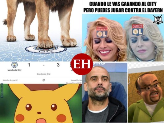 Los divertidos memes que dejó la eliminación del Manchester City en la Champions League