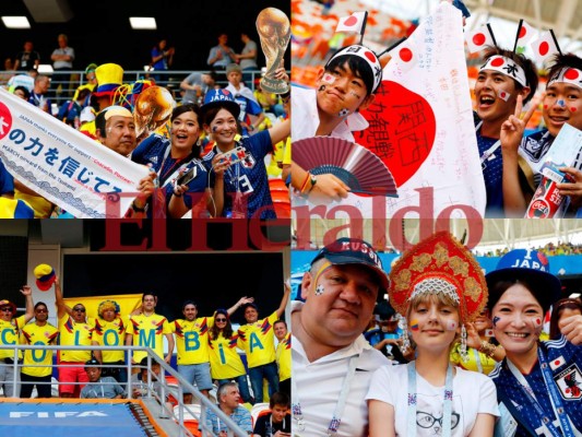 Así es el impresionante ambiente que se vive en El Mordovia Arena para el Colombia vs Japón