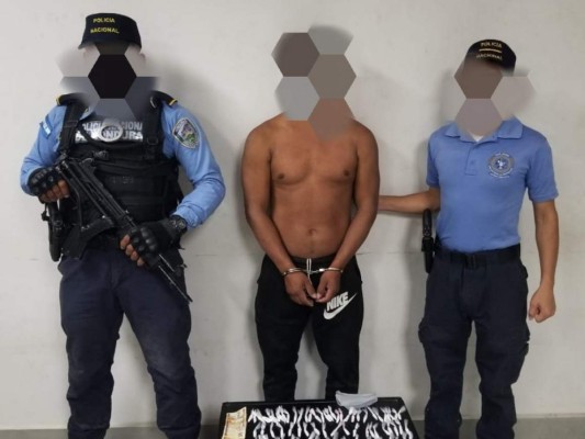 Con droga cae supuesto miembro de la Mara Salvatrucha en Choloma