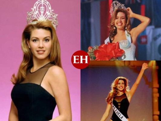 Así lucía Alicia Machado cuando fue Miss Universo en 1996 (FOTOS)