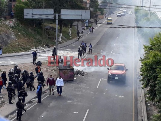 FOTOS: Así fue la toma de calles en diferentes puntos de la capital de Honduras