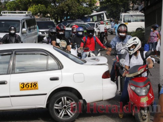 Colapsada la capital durante protesta de transportistas este lunes