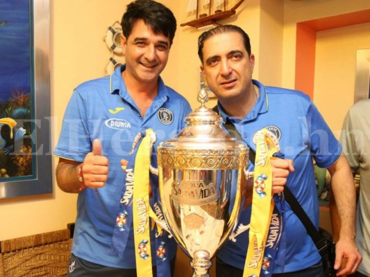 Diego Vazquez se acordó de Olimpia en la celebración de la 14&nbsp;&nbsp;