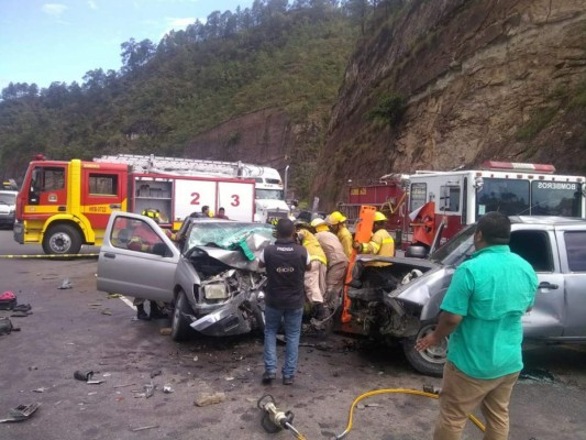 Varios heridos deja accidente en la cuesta de La Virgen