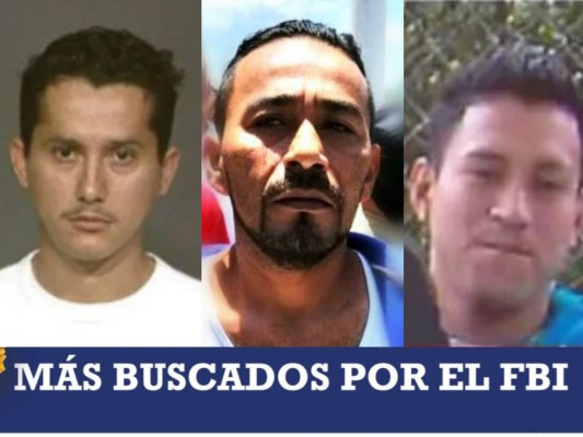 Los hondureños que forman parte de la lista de los más buscados por el FBI y los delitos que cometieron (FOTOS)