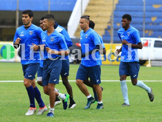 Motagua realizó trabajos previo al duelo de este miércoles ante el CD Vida en el estadio Nacional