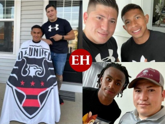 Así es la vida de Alejandro Arita, el joven hondureño barbero de las figuras del DC United