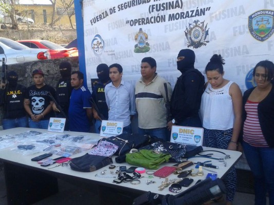 Capturan en Tegucigalpa a presuntos miembros de banda de taxistas