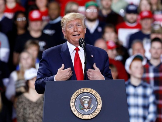 Donald Trump: 'Es el primer juicio político donde no hay delito'&nbsp;