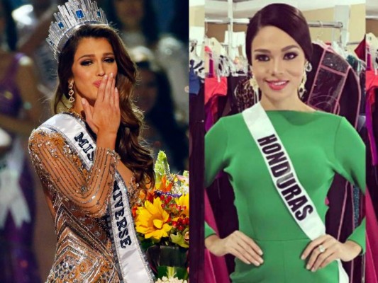 La foto que Miss Francia le pidió a la hondureña Sirey Morán