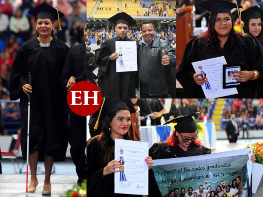 FOTOS: UNAH gradúa 1,321 nuevos profesionales en solemnes ceremonias