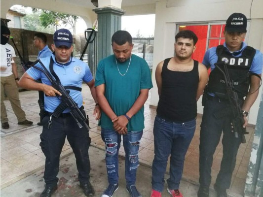 Capturan a dos supuestos cabecillas de la Mara Salvatrucha en El Progreso, Yoro