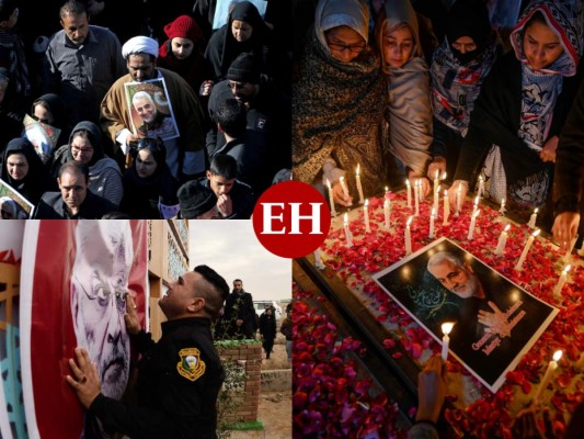 FOTOS: Los masivos homenajes para general iraní asesinado por EEUU