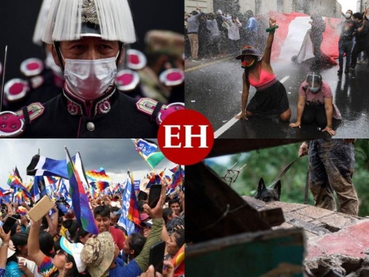 Secuelas de Eta, protestas en Sudamérica y un covid que no da tregua, las fotos de la semana en América Latina