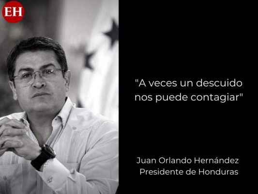 'Confío en Dios': las frases de JOH al confirmar que tiene covid-19