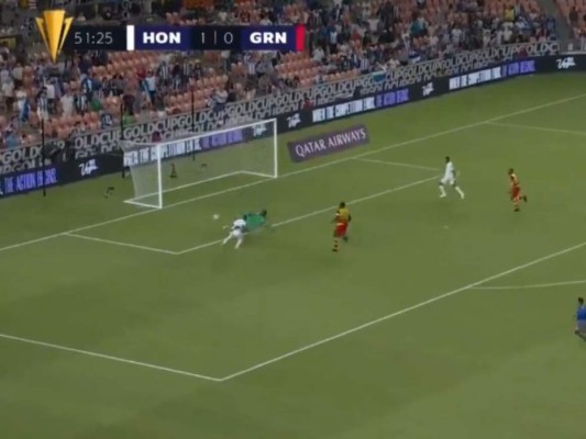 VIDEO: Así anotó Edwin Solano el segundo gol de Honduras ante Granada