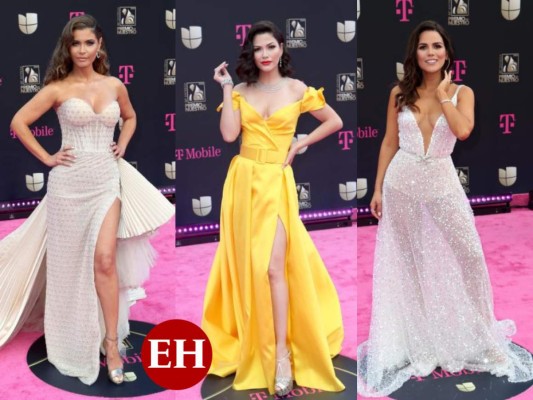 Glamour y belleza: Los mejor vestidos en alfombra de Premios Lo Nuestro