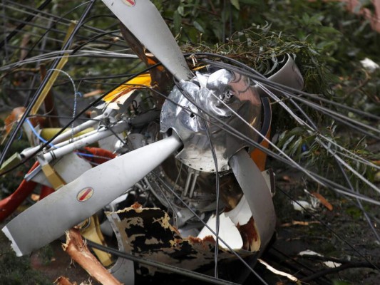 Imágenes de la avioneta que se desplomó con ayuda humanitaria en Guatemala (FOTOS)
