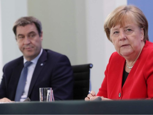 Merkel apoya 'cuarentena breve y uniforme' tras rebrote de casos