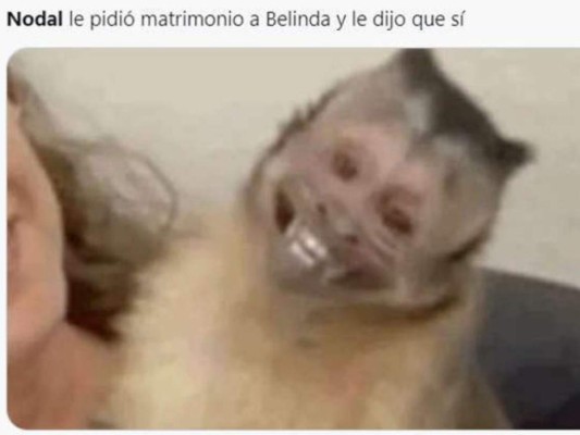 Los memes que desató el compromiso de Christian Nodal y Belinda
